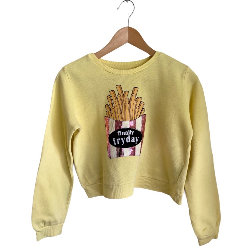 💥HP💥 Girl’s “Finally Fryday” Sweatshirt - Picture 2 of 5